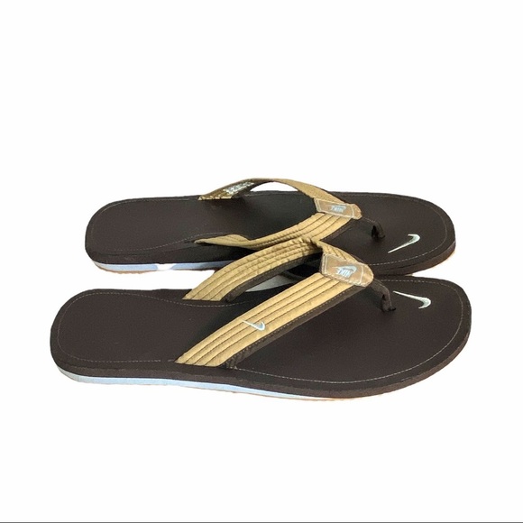 Nike Cortez '72 (314934-241) Brown/Tan Thong Flip Flops - Picture 10 of 13